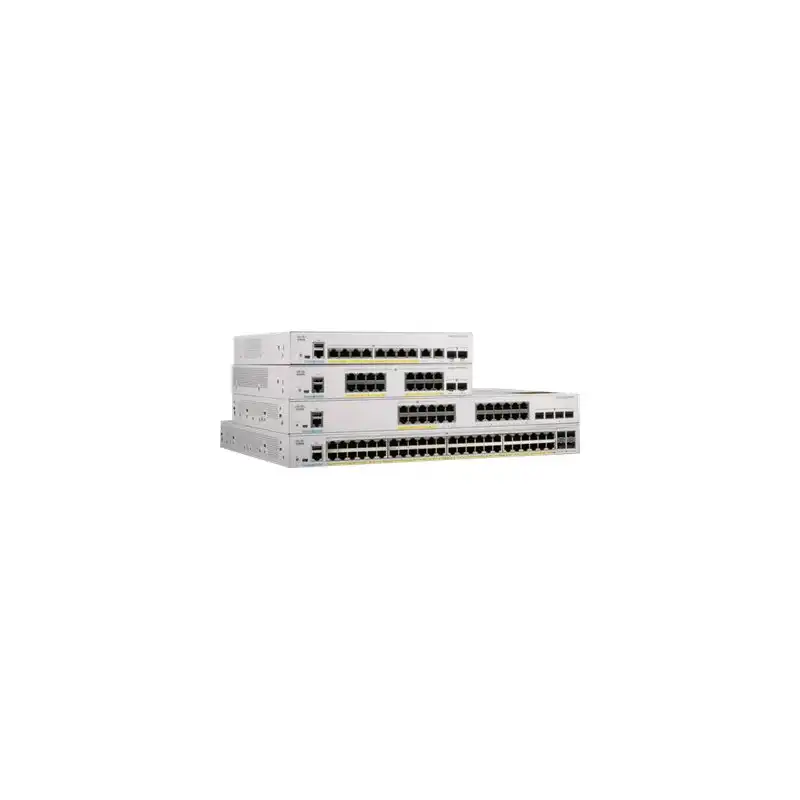 Cisco Catalyst 1000-48P-4G-L - Commutateur - Géré - 24 x 10 - 100 - 1000 (PoE+) + 24 x 10 - ... (C1000-48P-4G-L-RF)_1