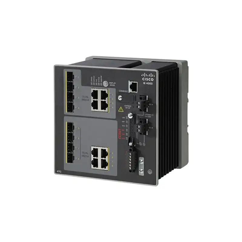 Cisco Industrial Ethernet 4000 Series - Commutateur - Géré - 4 x combo SFP + 4 x SFP Gigabi... (IE-4000-4TC4G-E-RF)_1