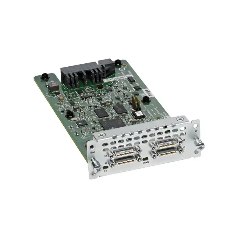 Cisco WAN Network Interface Module - Adaptateur série - RS-232 - 449 - 530 - V.35 - X.21 x 4 - recon... (NIM-4T-RF)_1
