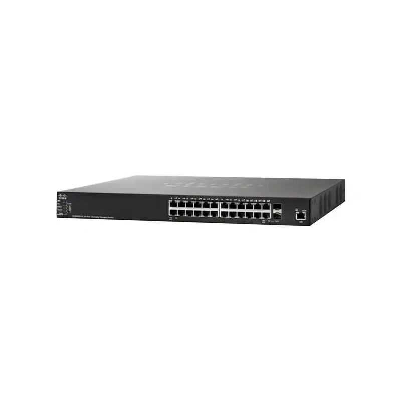 Cisco Small Business SG350X-24P - Commutateur - Géré - 24 x 10 - 100 - 1000 (PoE+) + 2 x co... (SG350X-24P-K9UK-RF)_1