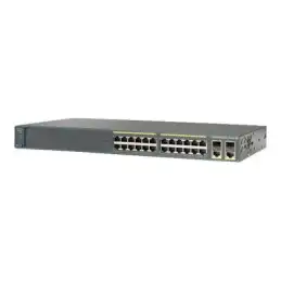 Cisco Catalyst 2960-Plus 24PC-L - Commutateur - Géré - 24 x 10 - 100 (PoE) + 2 x SFP Gigabi... (WS-C2960+24PC-L-RF)_1