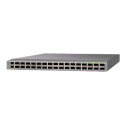 Cisco Nexus 9332C ACI Spine - Commutateur - 32 x 100 Gigabit QSFP28 - 40 Gigabit QSFP28 + 2 x 1 ... (N9K-C9332C-RF)_1