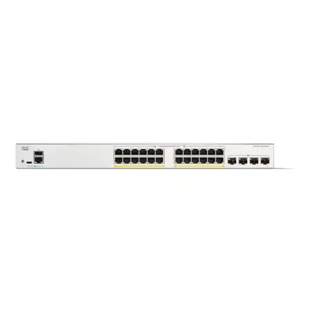 Cisco Catalyst 1300-24P-4X - Commutateur - C3 - Géré - 24 x 10 - 100 - 1000 (PoE+) + 4 x 10 Gi... (C1300-24P-4X-RF)_1