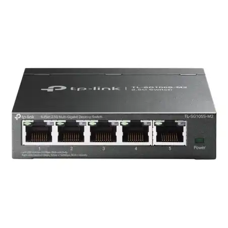 TP-Link V1 - Commutateur - 5 x 10 - 100 - 1000 - 2.5G - de bureau (TL-SG105S-M2)_1