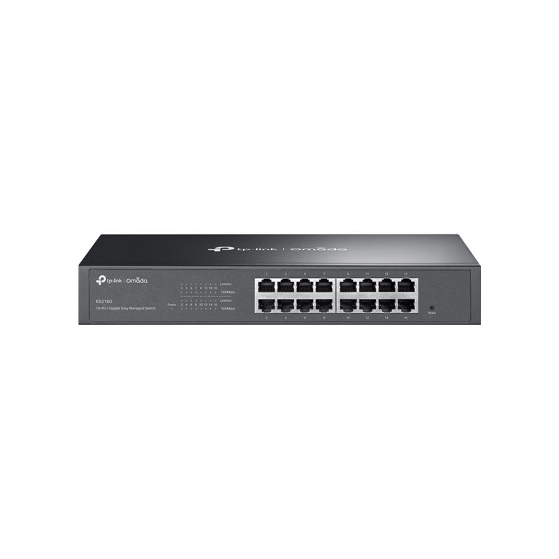 TP-Link Omada V1.6 - Commutateur - Géré - 16 x 10 - 100 - 1000Base-T - Montable sur rack, de bureau (ES216G)_1