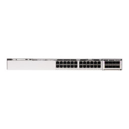 Cisco - Commutateur - C3 - Géré - 24 x 10 - 100 - 1000 (PoE) - de bureau, Montable sur rack - PoE (7... (C9350-24P)_1