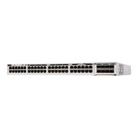 Cisco - Commutateur - C3 - Géré - 48 x 10 - 100 - 1000 (PoE) - de bureau, Montable sur rack - PoE (1... (C9350-48P)_1