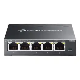 TP-Link Omada V1 - Commutateur - Géré - 5 x 10 - 100 - 1000Base-T - de bureau, fixation murale (ES205G)_1