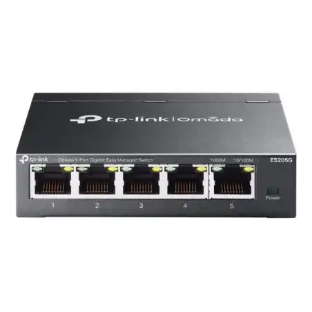 TP-Link Omada V1 - Commutateur - Géré - 5 x 10 - 100 - 1000Base-T - de bureau, fixation murale (ES205G)_1